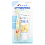 Crest, infant training toothpaste kit, soft, 0-3 years old, Winnie the Pooh, mild strawberry, 1 kit