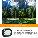 Filtrid Dji Mini 3 Pro droonitarvikutele NDPL filtrite komplekt UV ND Reguleeritav CPL objektiivi filtri &uuml;hilduvus: MINI 3/3 PRO