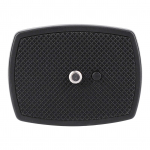 Mini kaasaskantav ABS-plastist kiirkinnitusplaat 1/4 kruviga Yunteng VCT668 ST666 jaoks