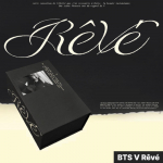 Ettetellige BTS V R&ecirc;v&eacute; Reve postkaart + magnet + etikett v&otilde;tmehoidja ja Weverse POB