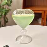 Ins Heart Shape Joogiklaasid Mahl Piim Teetass Klaas Veekruus J&auml;&auml;kohvi Tassid Kokteiliklaasid Joogin&otilde;ud 220ml Verrerie 220ml