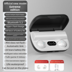 Juhtmevabad Bluetooth loomingulised unek&otilde;rvaklapid spordi mini &uuml;lipika elueaga TWS Bluetooth-k&otilde;rvaklapid m&uuml;rasummutusega