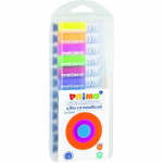 PRIMO 450T12FMP Tube de gouache sp&eacute;ciale 12 ml: 4 couleurs fluos et 8 couleurs m&eacute;talliques.