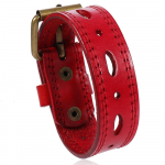 Vintage &Uuml;hekihiline Lehma Naha Lai K&auml;epael Reguleeritav Mansett K&auml;ev&otilde;ru Meestele Naistele K&auml;ev&otilde;ru must