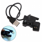 Tw64 68 Smart Watchi jaoks universaalne USB laadimiskaabel laadija klamber, must
