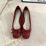 Disainer Vintage Liblika-s&otilde;lm Naiste Mary Jane Kingad Moodsad Slip-On Parteikleidi Naiste Elegantne Madala Kontsaga Kingad 37 punane