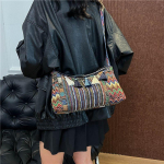 Female Ethnic Style Large Capacity Bag Tassel Bag Tote Bag Crossbody Bag Simple and Beautiful Shoulder