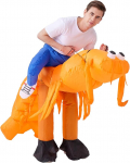 Suur homaari t&auml;ispuhutav &uuml;likond, naljakas lavarekvisiit, t&auml;iskasvanu One size, 150-190cm oranž
