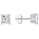 Jewels Prim 1/2 printsessl&otilde;ikega teemant k&otilde;rvar&otilde;ngad 14K valgest kullast surutav korv Ehted naiste igap&auml;evaseks kandmiseks 15MM h&otilde;be