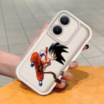 Pehme silikoonist ruudukujulise redeli mustriga telefoni&uuml;mbris, t&auml;ielikult kattev, kaamera p&otilde;rutuskindel kaitse, kummist &uuml;mbris Vivole Vivo Y16 valge