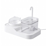 Automaatne lemmiklooma vee- ja toidukauss elektriseadmete eraldamisega kassidele ja koertele EU Plug [Black Pump 220V]