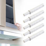 Push Out Door latches Catches Damper Heavy Duty Opener Spring on Close for Bedroom valge