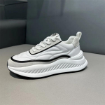 Meeste paksud tossud Moodsad nahast vabaajajalatsid Disainer Platvorm K&otilde;rgust suurendavad meeste spordijalatsid Vulcanize Kingad Tenis 39