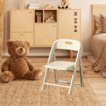 Laste tool Lapse iste &Otilde;ppimine Libisemisvastane Kerge Kool Virnastatav Kokkupandav Lasteaed Kodu jaoks valge