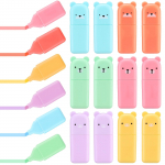 18 armsatseeruvat markeri segakomplekt Koolikasutus 6 makarooniv&auml;rvi peiteltipiga Kawaii markerid Mini koomiksistiilis esteetilised markerid Marker 18 pieces
