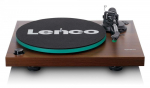 Lenco LBT-225WA - Hi-Fi plaadim&auml;ngija, klaasist taldrik, s&uuml;sinikkiust helik&auml;pp, Lenco pruun