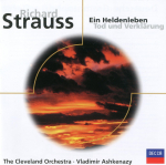 CD ASHKENAZY; CLEVELANDI ORKESTER - Strauss;Kangelase elu/surm Un Non Jaapan Klassikaline Kasutatud