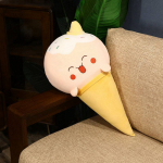 50cm/70cm/90cm Kawaii J&auml;&auml;tise Simulatsiooniga Pl&uuml;&uuml;sist M&auml;nguasi Pehme T&auml;idisega Joonisfilmimuna Kujuline Nukk Diivani Kaunistus Padi Padi Parimad Kingitused 50cm