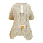 Talvised fliisist lemmikloomariided v&auml;ikestele keskmistele koertele Pehme soe koeramantel kutsika kassipoja jope kampsun Chihuahua Teddy Yorkies kost&uuml;&uuml;m S kollane