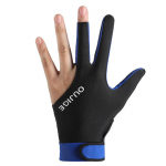 1 tk Piljardikinnas Vasak K&auml;si Kolme S&otilde;rmega Piljardikinnas Libisemiskindlad Kleepsud Elastsus Piljarditreeningu Kindad Tarvikud hall v&auml;rv