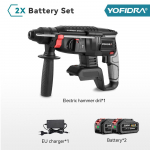 Yofidra 26MM Harjadeta Elektripuur L&ouml;&ouml;kpuur L&ouml;&ouml;kvasar Multifunktsionaalne Juhtmeta P&ouml;&ouml;rlev T&ouml;&ouml;riist Sobib Makita 18V Aku Pin-ile 2Xbattery option 5