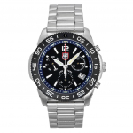 Luminox Pacific Diver Kronograaf Roostevabast terasest Must sihver Kvarts XS.3143.M 200M Meeste k&auml;ekell must