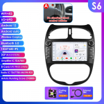 Ossuret Intelligent 7862 Android Auto raadiom&auml;ngija Peugeot 206 206CC 206SW 2000 -2008 jaoks Auto stereo Multimeedia Heli Traadita Carplay 7-tolline pea&uuml;ksus A S6 8Core 6G 64G