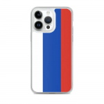 Coque iPhone &ndash; iPhone 14 Pro Max &ndash; Drapeau Russie &ndash; Supp &ndash; Mitmev&auml;rviline &ndash; Vertikaalne