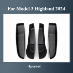 Autoukse hoiukast Tesla mudeli Y mudeli 3 mudeli 3 jaoks Highland 2024 TPE v&auml;rava pesa m&auml;&auml;rdunud hoiustamise organiseerija korrastuskomplekt