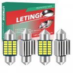 T10 31mm LED salongivalgusti, Valge, T10 x 31 mm LED, Sisseehitatud CAN-dekooder, 3014 valge