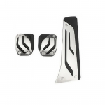 Autopedaalid BMW X3 G01 X4 G02 2019 - 2022 vasakpoolse roolimisega gaasipedaalile, bensiinile, k&uuml;tusele, pidurile, sidurile, pedaali kattele, libisemisvastase padjaga, lisatarvikud.