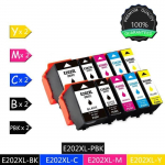 Cartouche de lot de 10 Epson E202XL compatibilit&eacute; pour Expression premium xp-6000/6005-2BBCMY