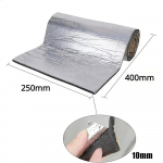2000*500mm 5/10mm Car Soundproof Mat Proofing Deadener Heat Noise ulation Deadening Mat Hood Closed Cell Foam Accessories 400x250x10mm