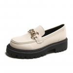 Tursked p&uuml;ksid, naiste ehtsast lehmanahast platvormkingad, &uuml;mmarguse varbaosaga metallkett, naiste lamedad, k&auml;sitsi valmistatud 2024. aasta 42