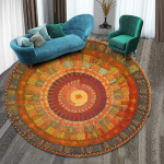 Maroko &Uuml;mar Vaip Lounge Tooli Ala Vaip Pehme Libisemisvastane Hele V&auml;rv Elutoa Kaunistus Vaibad Pestav Garderoobi P&otilde;randamatt 120X120cm