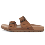 UGG Villane Scuff Kahekihiline Nahast Metallpandlaga Kerged Vabaaja Sussid Meeste sussid Pruun 1124901-CHE 40