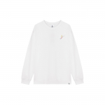 Nike ACG kollektsiooni graafilise tr&uuml;kiga &uuml;mara kaelusega pikkade varrukatega T-s&auml;rk meestele, valge FQ3728-121 L