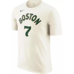 Nike Boston Celtics 2023-24 City Edition Jaylen Brown #7 Meeste T-s&auml;rk valge FN1202-138 L