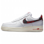 Nike Air Force 1 Low '07 LV8 Tartan Ruuduline Valge University Punane Tossud DV0789-100 48.5