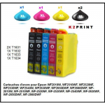 Cartouche d'encre Epson 16XL - Pack de 5 - Noir, Cyan, Magenta, Jaune