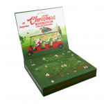 Golfi advendikalender 2025 24-p&auml;evane j&otilde;ulude tagasilugemiskalender golfipallide, tiide, markerite, sokkide, t&ouml;&ouml;riistade, vidinatega. P&uuml;hadekingitus golfihuvilistele, isadele. A