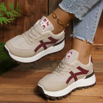 Vabaaja pitsilised naiste tossud, platvorm, pehme tallaga k&otilde;ndimisjalatsid Madala otsaga mitmek&uuml;lgsed kingad 36