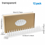 12 tk Aianduslindude t&otilde;rjuv matt tara seina naelad linnunaelad sissemurdmisvastane kassi ronimisvastane naelu rihmad &otilde;uevarustuse t&ouml;&ouml;riist puhas