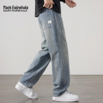Mark Fairwhale Meeste Ameerika Retro Triibulised Sirged Teksap&uuml;ksid 28