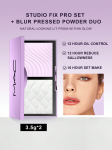 MAC STUDIO FIX PRO SET + BLUR PRESSED POWDER DUO-3. 5 g * 2 3.5g*2