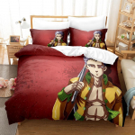 3D Anime Escanor Seitse Surmapattu Voodipesukomplekt &Uuml;heinimese Twin T&auml;is Suuruses Queen King Suuruses Voodikomplekt T&auml;iskasvanu Laps Magamistoa Tekikoti Komplektid EU single(135x200cm)