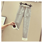 Naiste trendikas talvine lambavillane kolmeosaline komplekt: Fliisjakk, kampsun ja vabaajap&uuml;ksid M