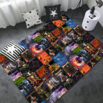 Raskemetalli Rock Roll Muusika Megadethi Uksematt Pestav Libisemiskindel Elutoa Diivani Toolide Ala Matt K&ouml;&ouml;gi Tualetipoti Vaip 80*120cm