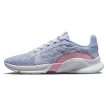 Nike SuperRep Go 3 Flyknit Next Nature Football Grey Pink Naiste tossud Cobalt-Bliss Hyper-Royal Summit-White DH3393-005 36