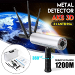 12V Professionaalne Maa-alune K&auml;eshoitav 3D Detektor Pika Vahemaaga Teemandi Otsija J&auml;lgija Kuld/V&auml;&auml;riskivid Mini AKS Metalliotsija h&otilde;be